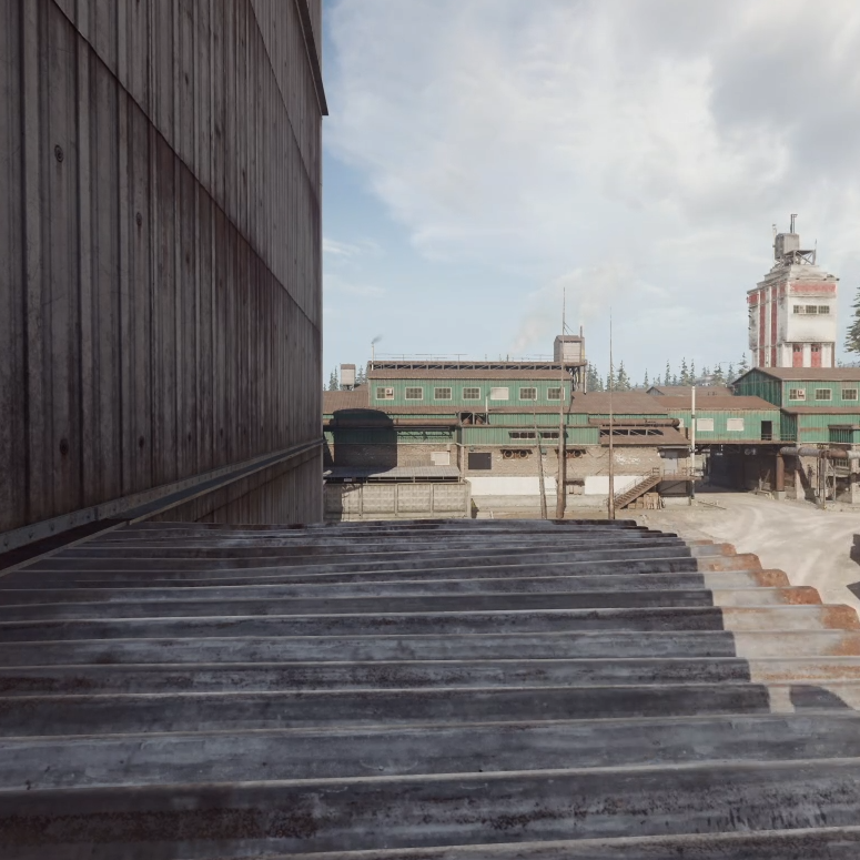 In-game view captured at Quarry in Verdansk